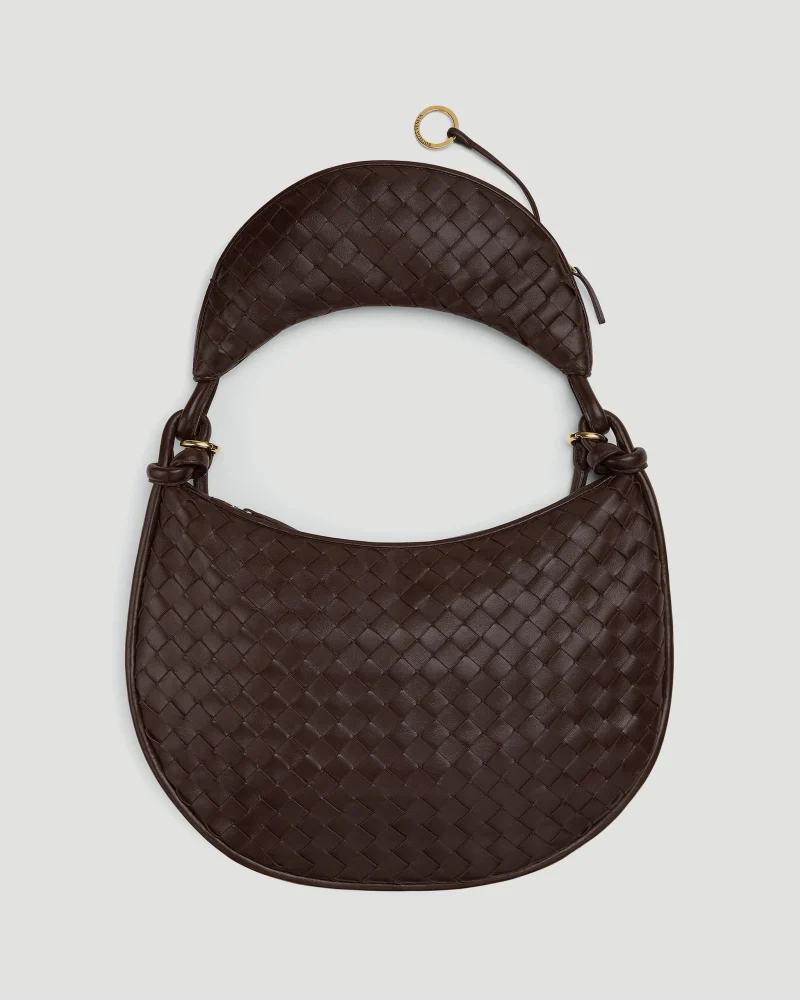 Gemelli Large Leather Shoulder Bag — снимка 5