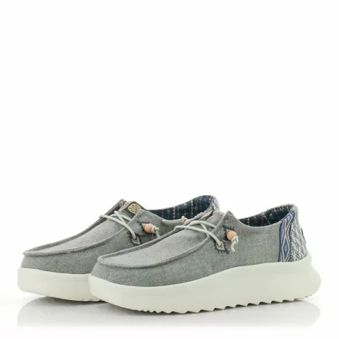 Дамски Ежедневни HEY DUDE – 41946-030 WENDY PEAK GREY — снимка 3