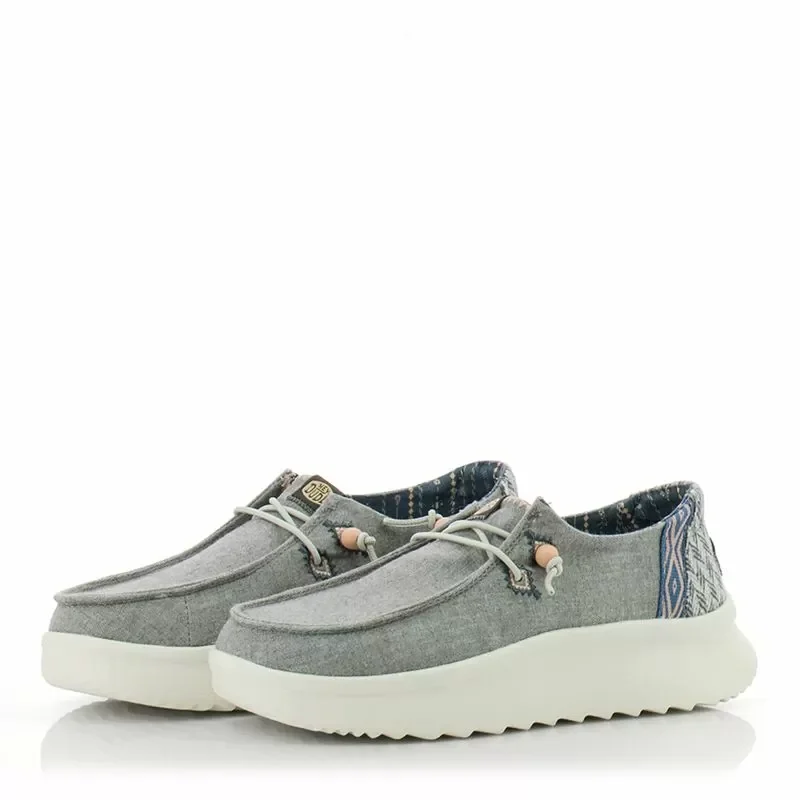 Дамски Ежедневни HEY DUDE – 41946-030 WENDY PEAK GREY — снимка 3