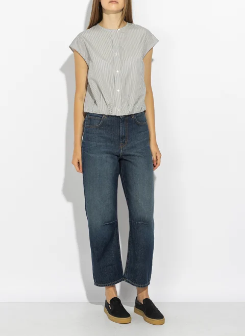 Топ с фино райе Weekend Max Mara Wkdgelatina