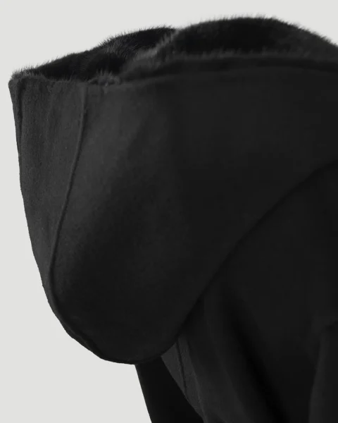 Wool Coat in Black — снимка 9