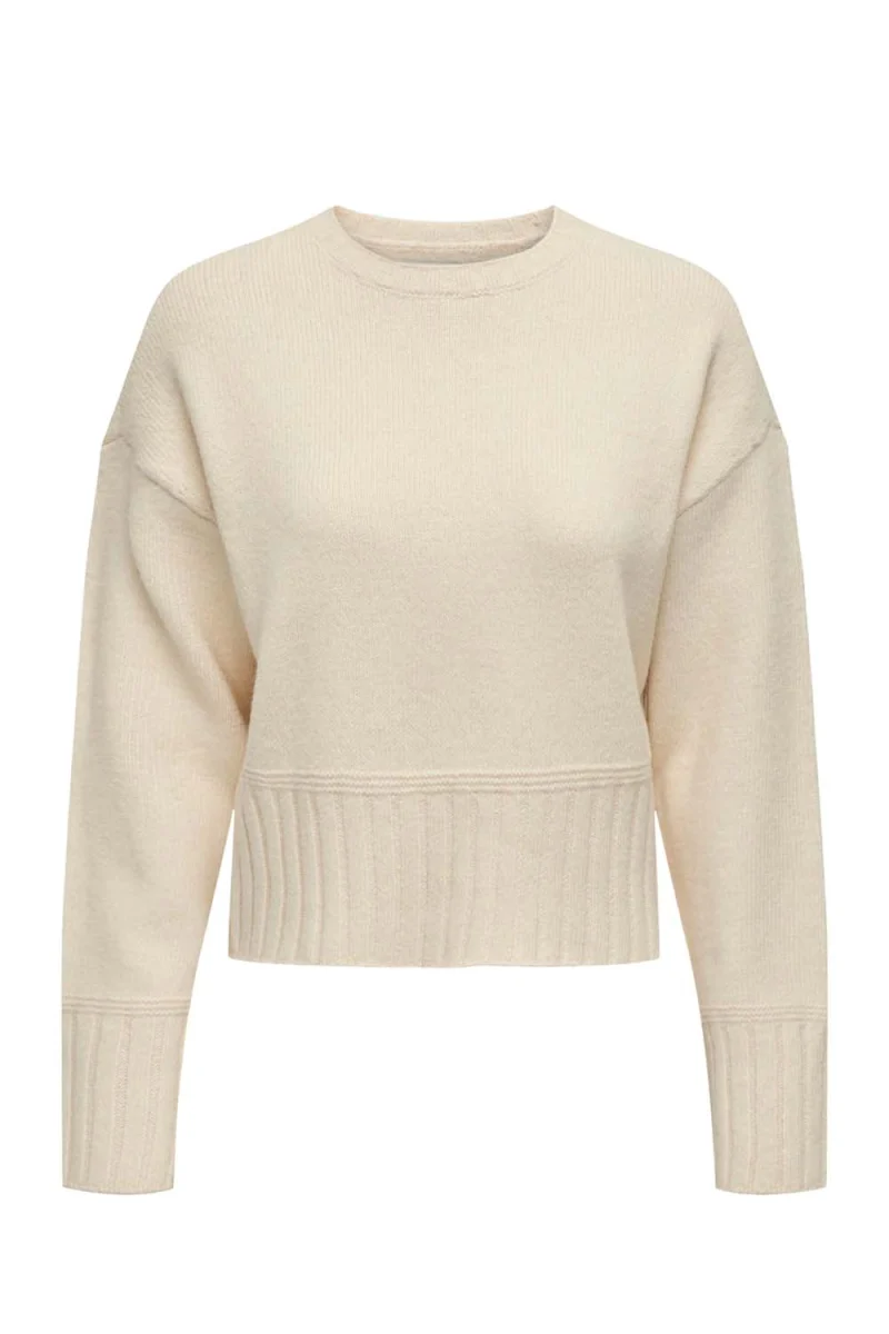 Плетено Onlallie Life Ls Oneck Cc Knt 15294484 12-0304 TCX whitecap gray