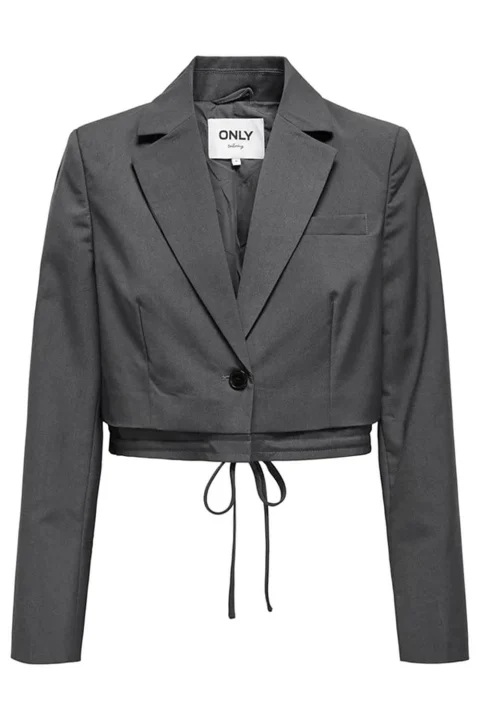 Сако Onlalana L/S Short Tie 15334248 19-3917TCX blackened pearl