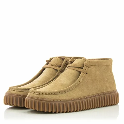 Мъжки Ежедневни Боти CLARKS – 26173663 TORHILL HI DARK SAND — снимка 2