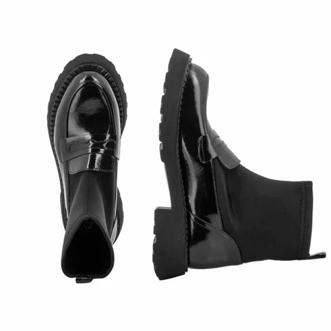 Дамски Равни Боти CARLO FABIANI – 257402418 BLACK — снимка 5