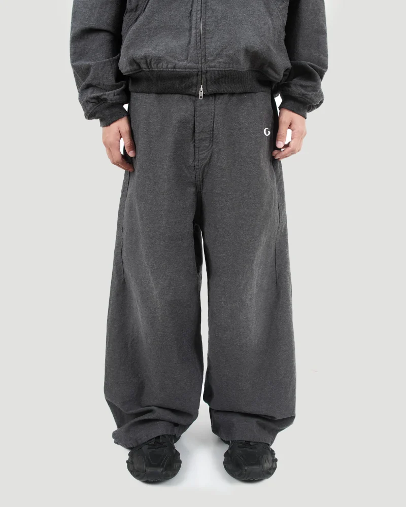 Trompe L'oeil Sweatpants in Anthracite — снимка 2