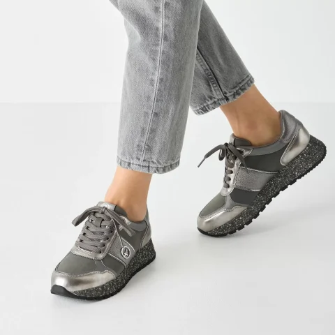 Дамски Сникърс TAMARIS – 1-23727-42-919 SILVER GLAM — снимка 7