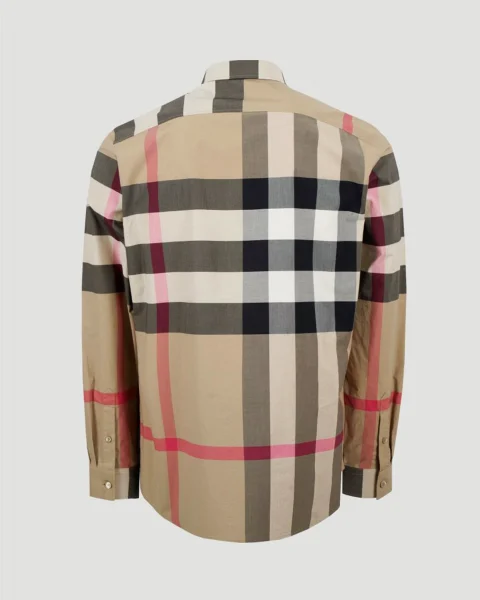 Check Cotton Shirt in Multicolour — снимка 2