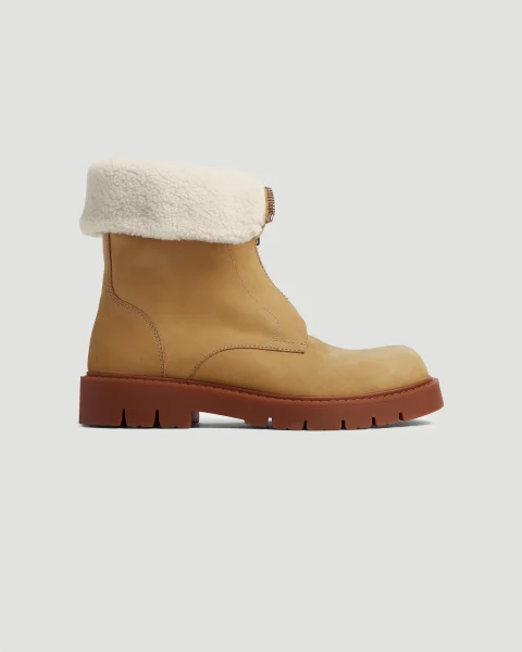Haddock Ankle Boot in Beige