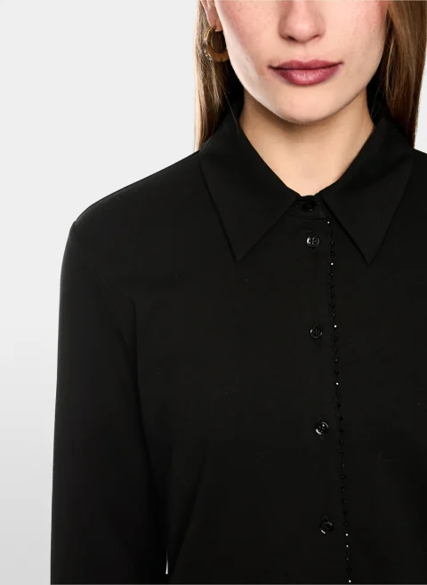 Риза със 'sparkling' мотив Marc Cain Collections — снимка 4