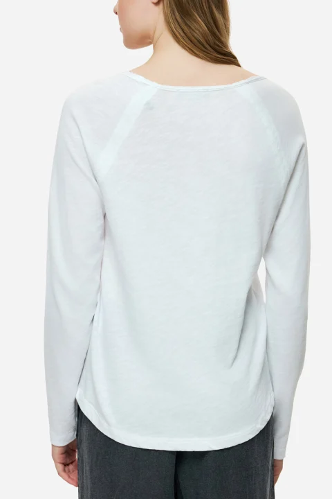 Блуза Raglan DLWL000045 white — снимка 2