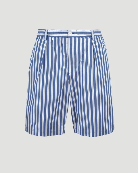 Striped Bowling Shorts