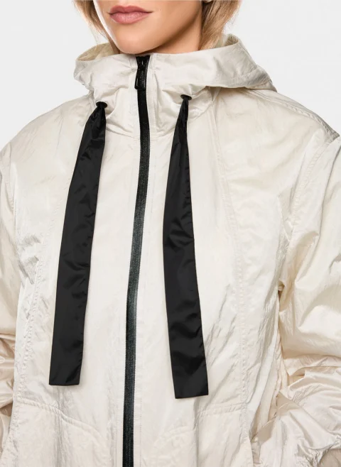 Яке с контрастни детайли 'Glossy' Marc Cain Sports — снимка 5