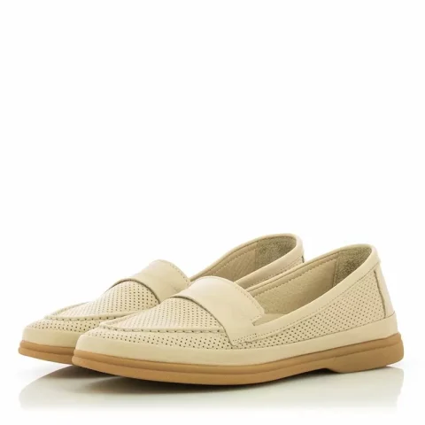 Дамски Мокасини B.FAB – 047-183 B.FAB BEIGE — снимка 3