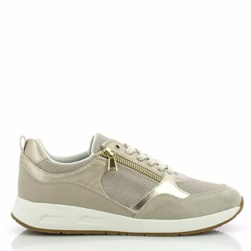 Дамски Сникърс GEOX – D35NQA D BULMYA LT GOLD/BEIGE