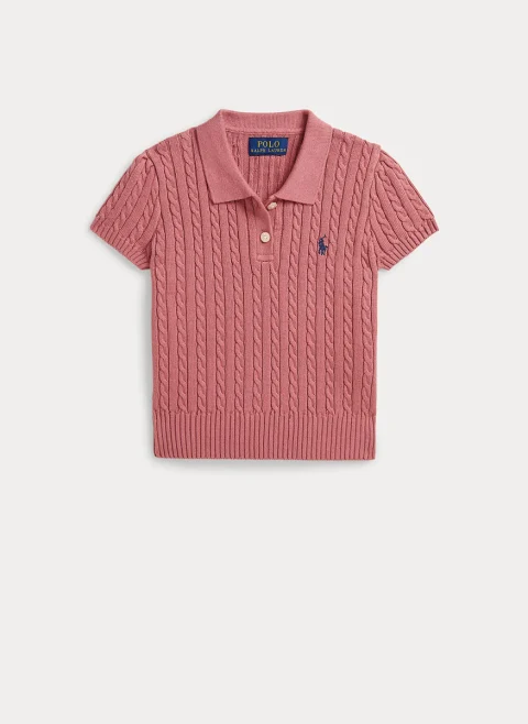 Полошърт 'Cable-knit' Ralph Lauren Kids 2-7 — снимка 4