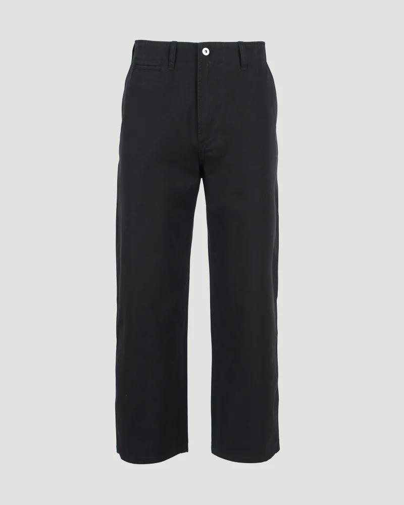 Cotton Trousers in Black