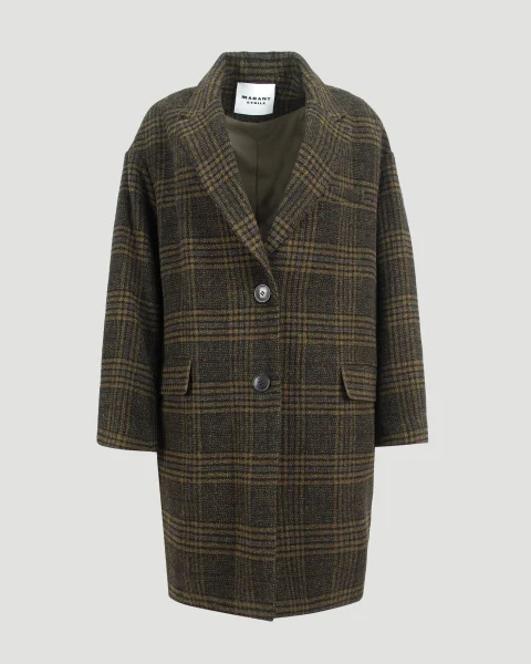 Limiza Wool Coat in Khaki
