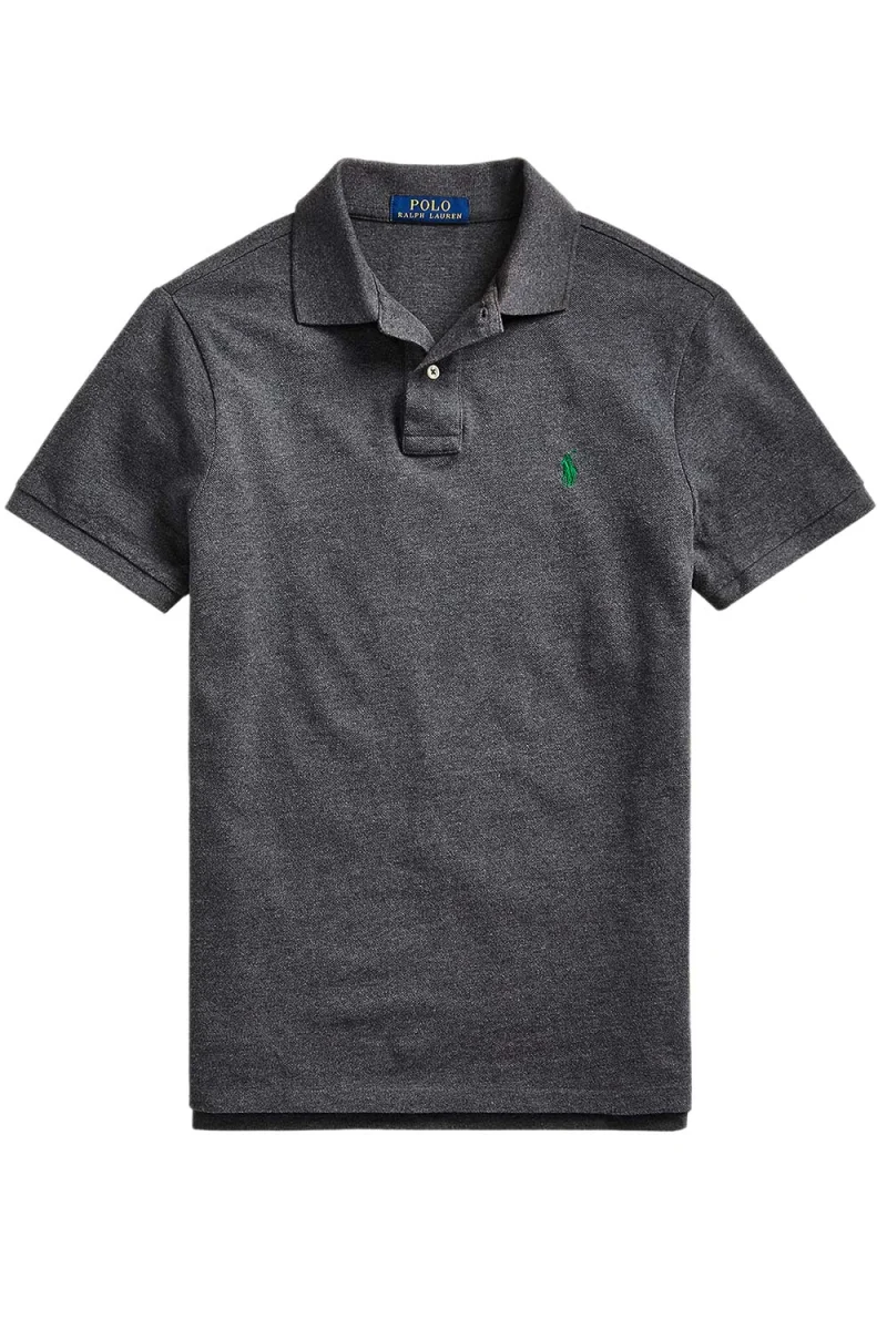 Polo Basic Mesh-Ssl-Knt 710795080008 020 grey