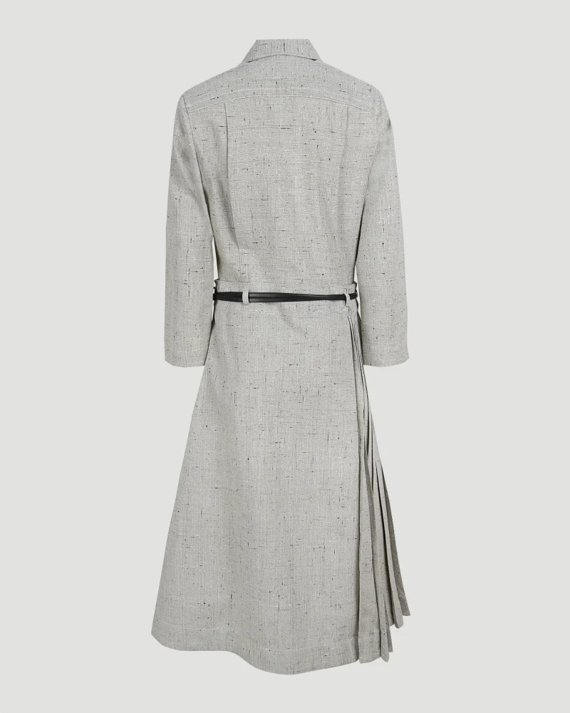 Melange Viscose and Silk Dress — снимка 3