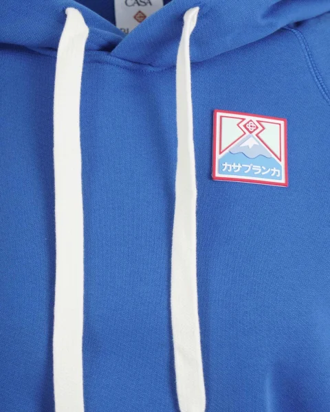 Casa Mount Fuji Rubber Patch Crop Hoodie — снимка 2