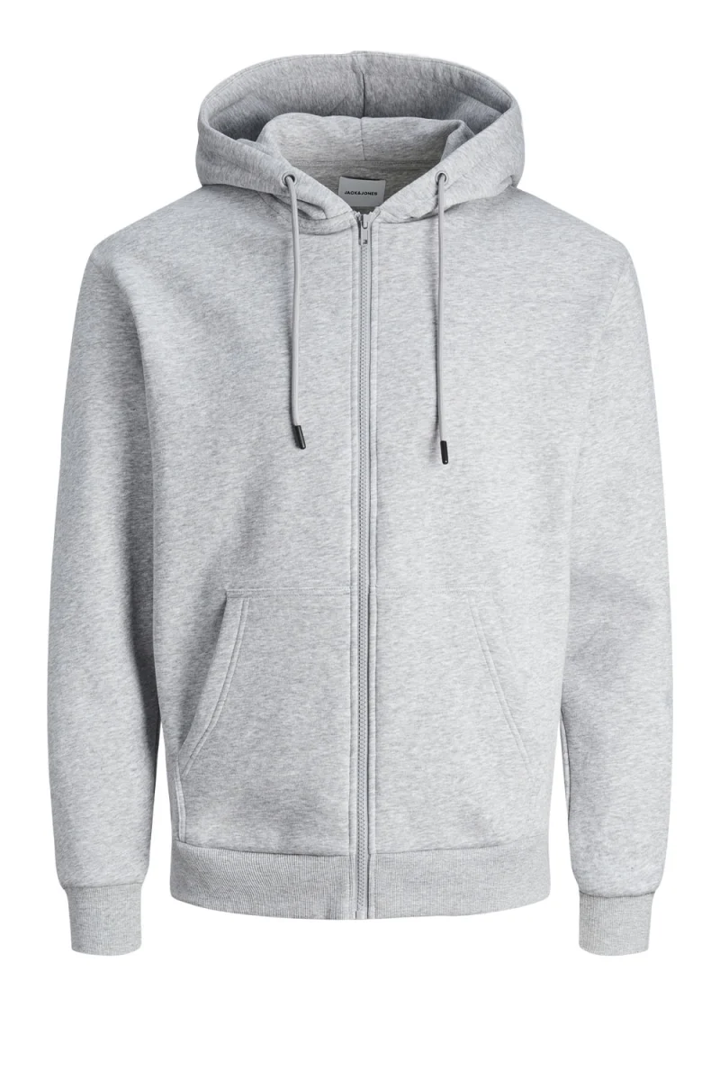 Жилетка Jjebradley Sweat Zip Hood 12249342 BS000086 light grey melange