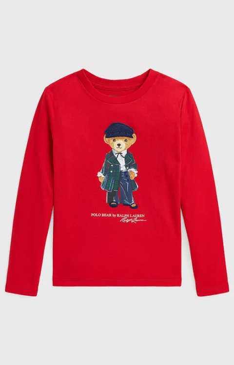 Блуза с Polo Bear принт