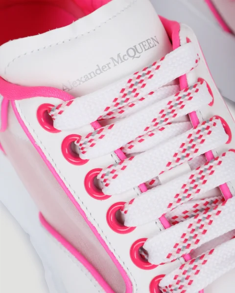 Court Trainer in Neon Pink and Mesh — снимка 2