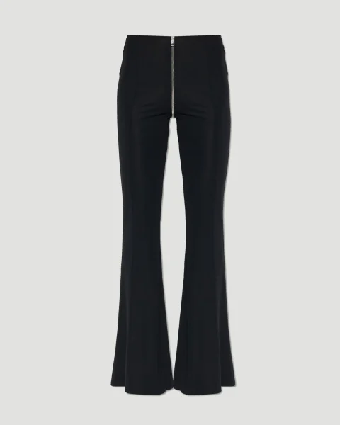 Mid-Rise Zip Pant in Jersey