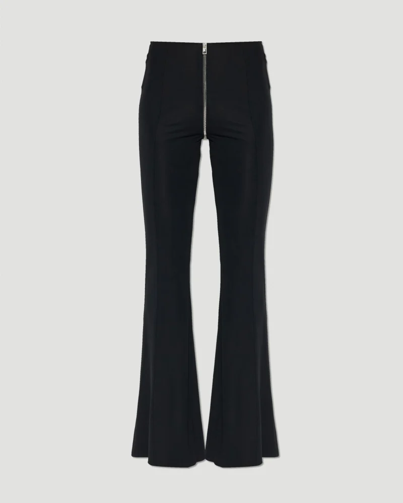 Mid-Rise Zip Pant in Jersey