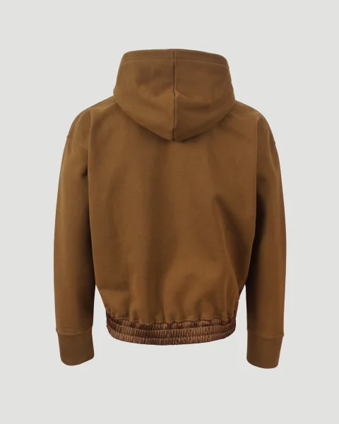 Cotton Hoodie in Macchiato — снимка 2
