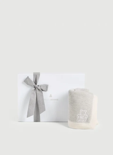 Одеяло от 100% кашмир 'Bernie' Brunello Cucinelli Kids — снимка 3