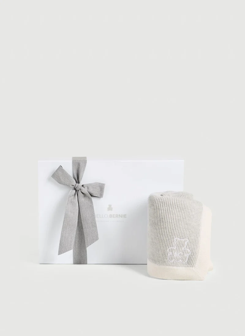 Одеяло от 100% кашмир 'Bernie' Brunello Cucinelli Kids — снимка 3