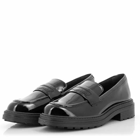 Дамски Лоуфър CLARKS – 26183173 ORINOCO3 EDGE BLACK PAT — снимка 2