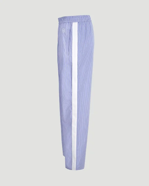 Tracksuit Trousers in Striped Cotton — снимка 3