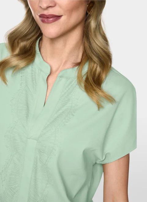 Блуза с дантела Marc Cain Collections — снимка 4