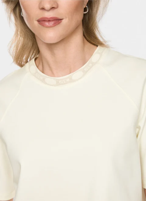 Тишърт с принтиран мотив 'Oversized fit' Marc Cain Sports — снимка 10