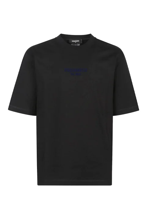T-Shirt S74GD1455D20020 974 black + dark navy print