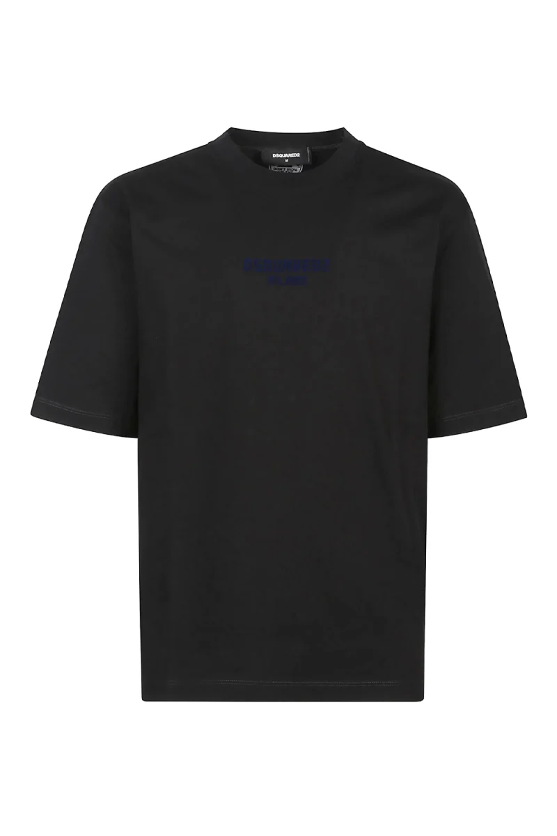 T-Shirt S74GD1455D20020 974 black + dark navy print