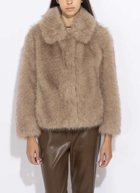 Късо палто 'Faux fur' 'S Max Mara Smmalce — снимка 4