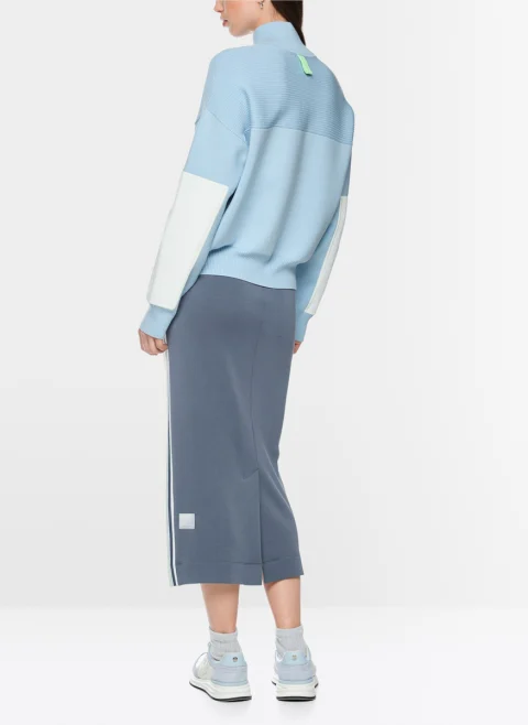 Пуловер с контрастни детайли Marc Cain Sports — снимка 3
