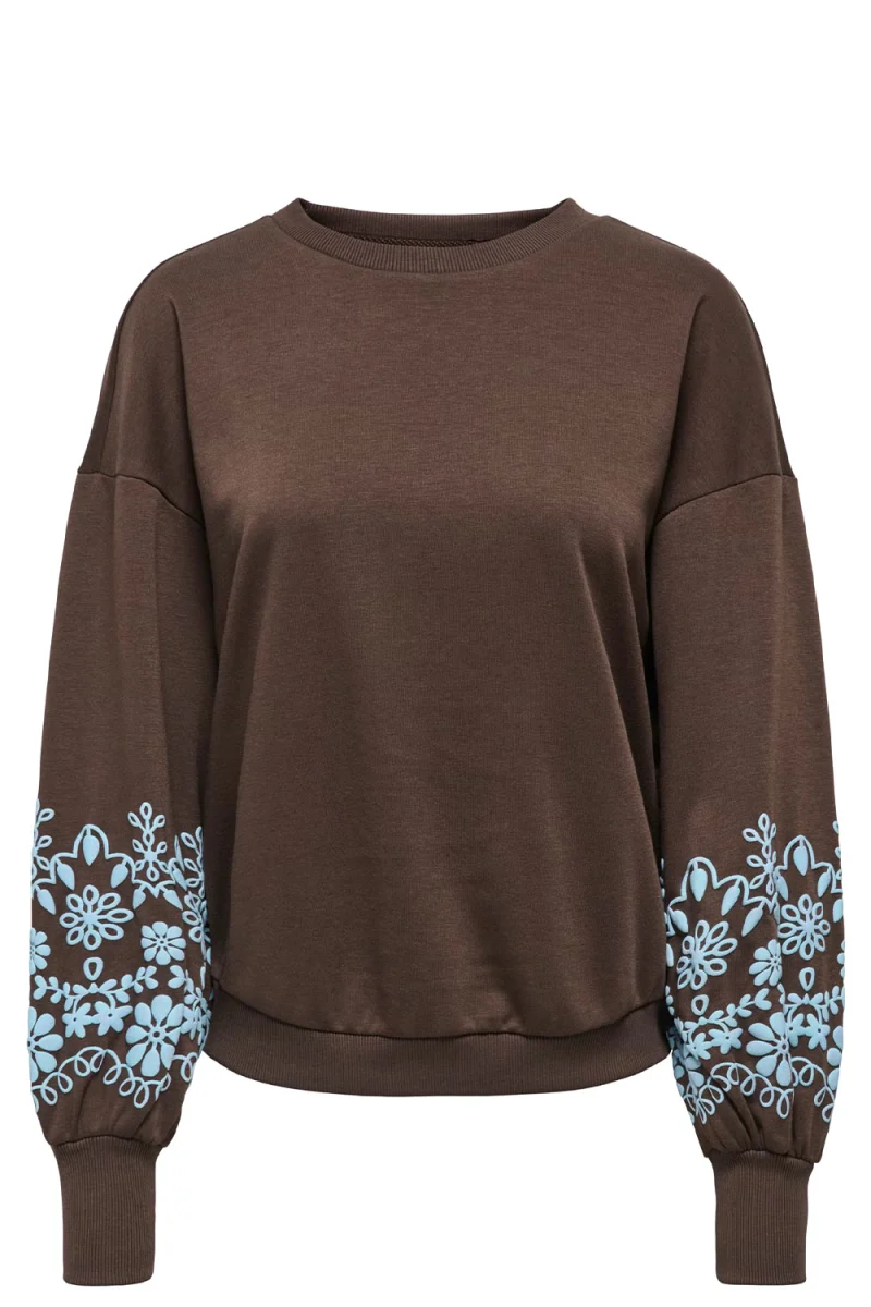 Суичър Onlbrooke L/S O-Neck Flower 15216364 19-1015 TCX bracken