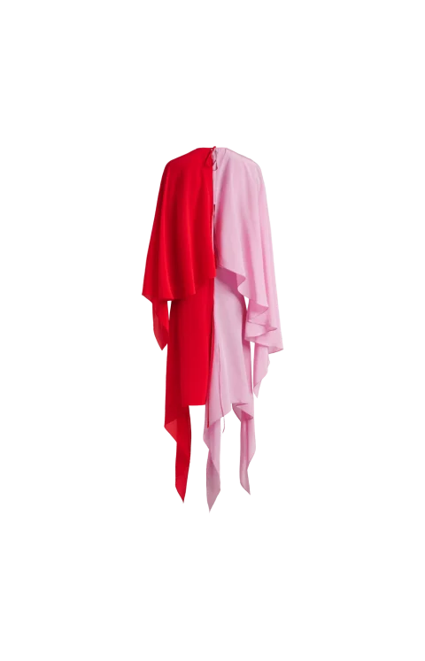 Bicolor Midi Dress — снимка 2