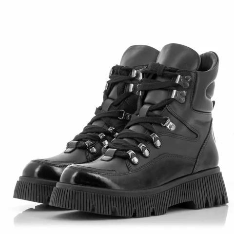 Дамски Кубинки CARLO FABIANI – 109410 BLACK — снимка 3
