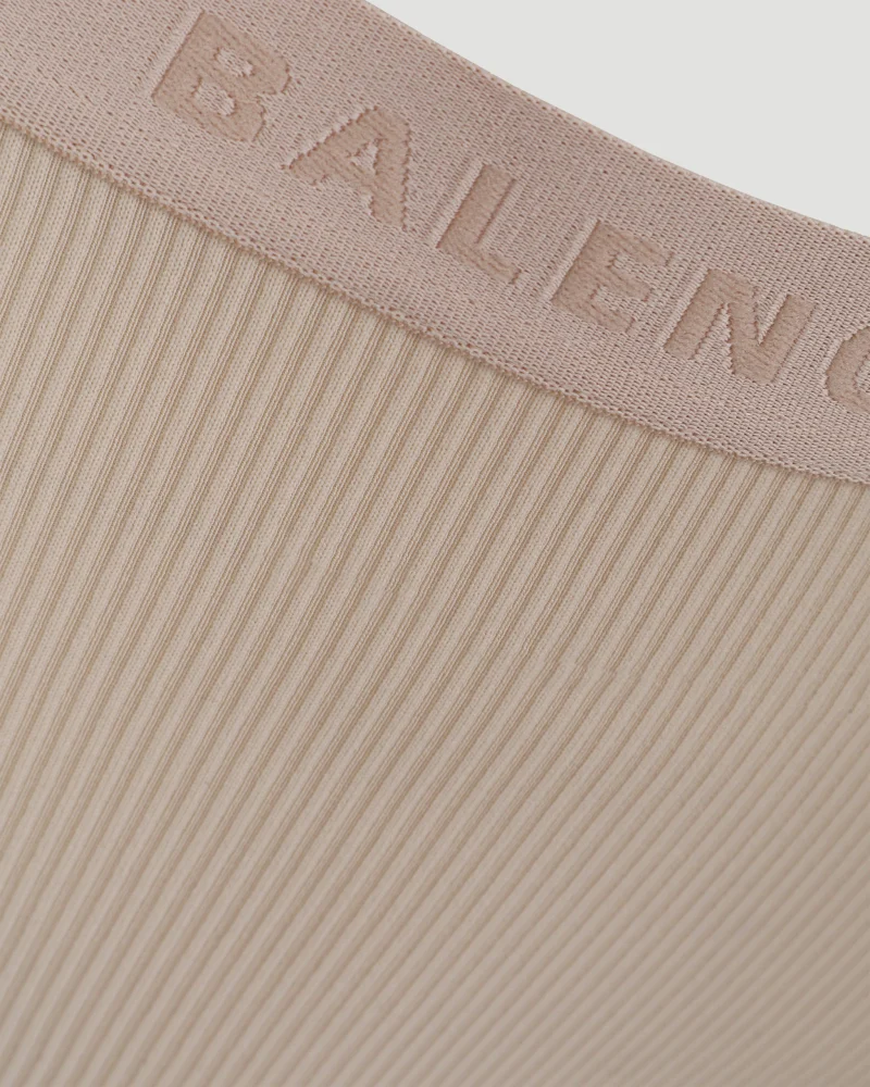 Briefs in Nude Ribbed Jersey — снимка 3