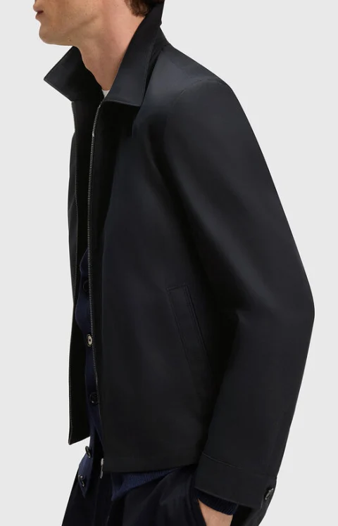 Яке BECKHAM x BOSS от памучен бленд с цип — снимка 5