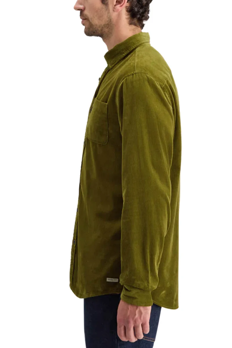 Риза Solid Corduroy 178709 SC0445 moss green — снимка 2