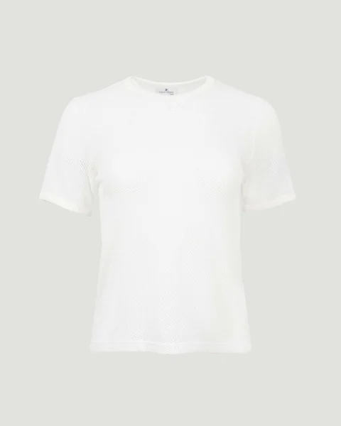Mesh T-Shirt in White