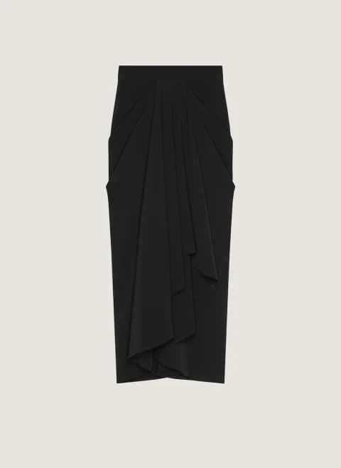 Миди пола с драперия Givenchy — снимка 3