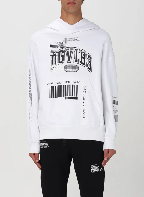 Суитшърт с принт Dolce&Gabbana Kids — снимка 2